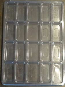 10 Casiers de rangement transparents - 10 transparent counters trays